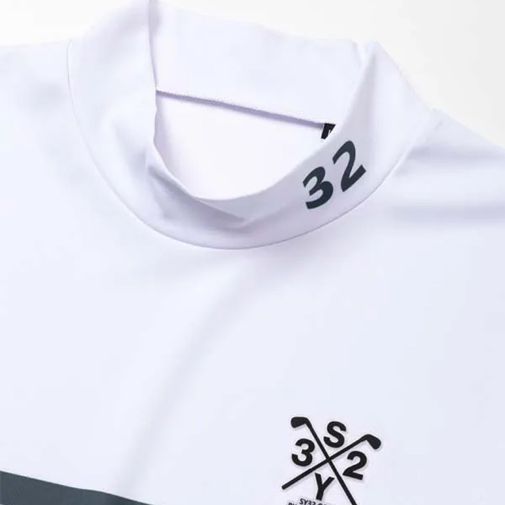 SY32 by SWEET YEARS GOLF 半袖シャツ S.BEIGE SY32 by SWEET YEARS（エスワイサーティトゥバイスィートイヤーズ