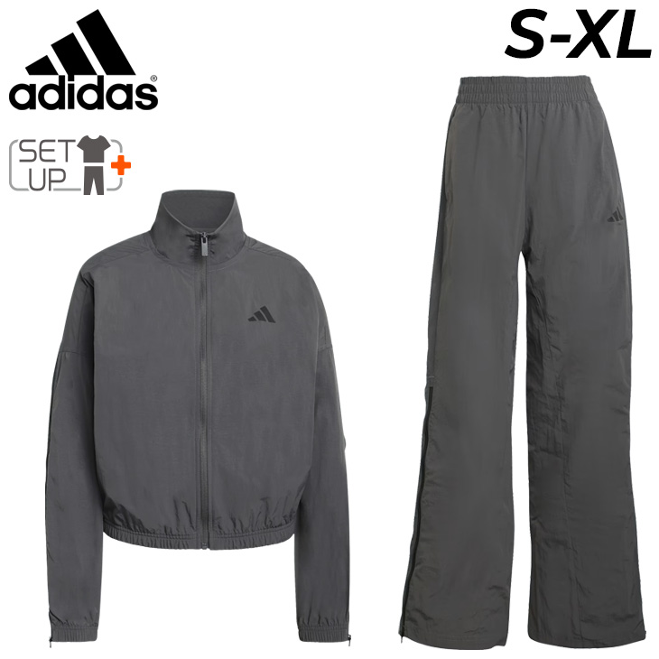 adidas（アディダス） ウィンドブレーカー レディース 上下 adidas