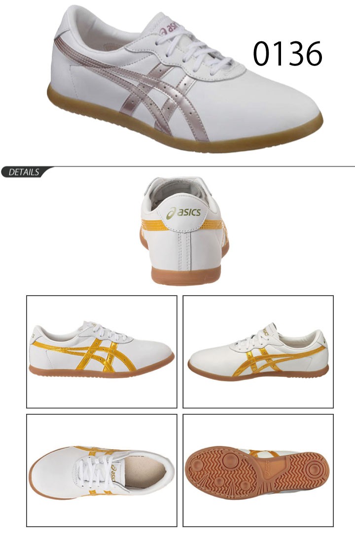 レア！廃盤モデル☆asics／アシックス レザーシューズ スニーカー 太極拳 ASICS アシックスasics 太極拳シューズ ウーシューWU TOW013