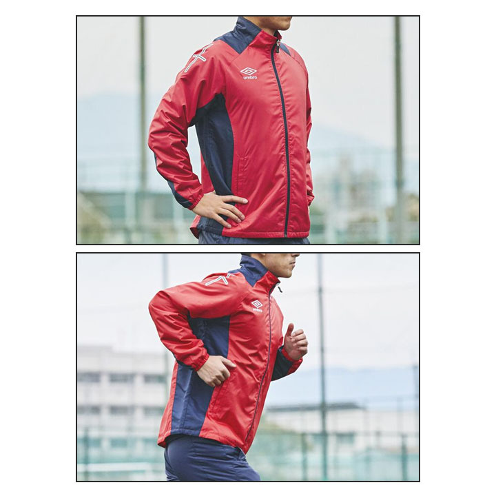 umbro（アンブロ） ウィンドブレーカー 中綿 防風 撥水 保温 ピステ