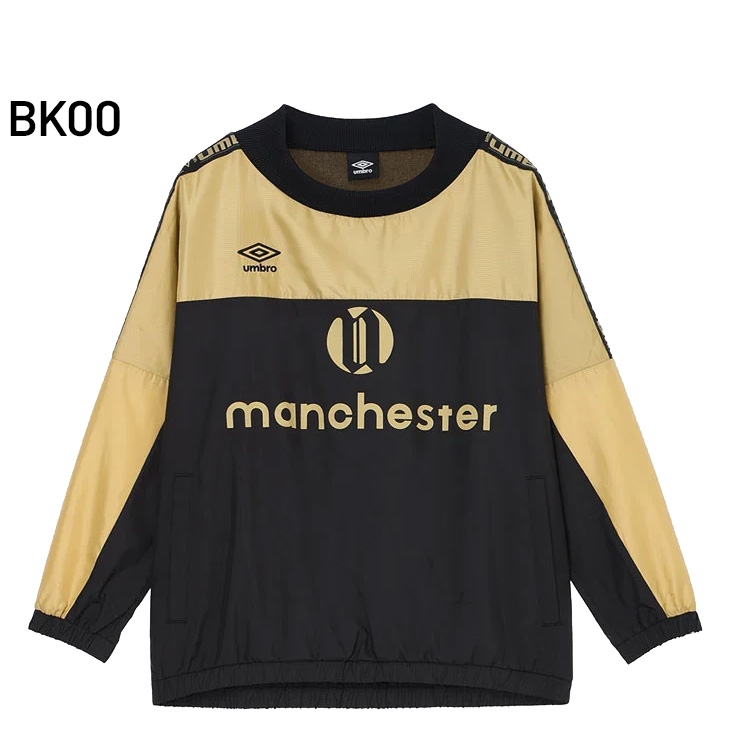シャツ アンブロ キッズ ピステシャツ 長袖 UMBRO ジュニア ウィンド