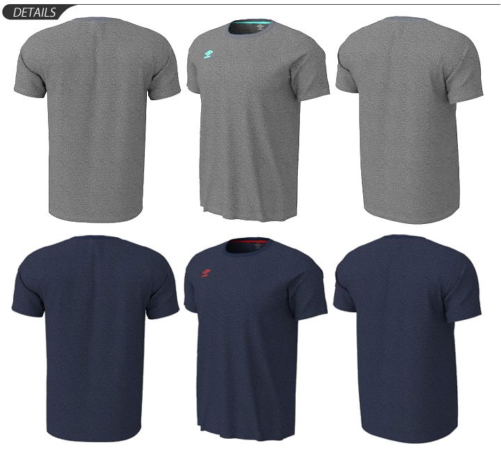 umbro（アンブロ） Tシャツ 半袖 メンズ ワンポイント S/Sシャツ