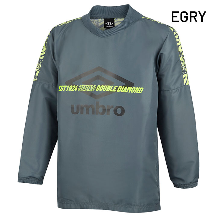 キッズ ピステシャツ 長袖 130-160cm 子供服/アンブロ umbro ジュニア ウィンドブレーカー 子ども スポーツウェア サッカー 練習着  防風 はっ水 /UUJUJF32