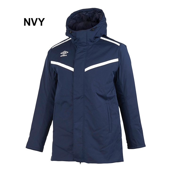 中綿コート ハーフ丈 メンズ アウター 防寒 アンブロ umbro インシュレーション ハーフコート/サッカー トレーニング 防風 はっ水 男性  ジャケット /UUUSJK34 :UUUSJK34:APWORLD 通販 