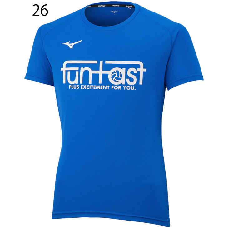 MIZUNO 半袖 Tシャツ mizuno ミズノ FUNTAST/バレーボール