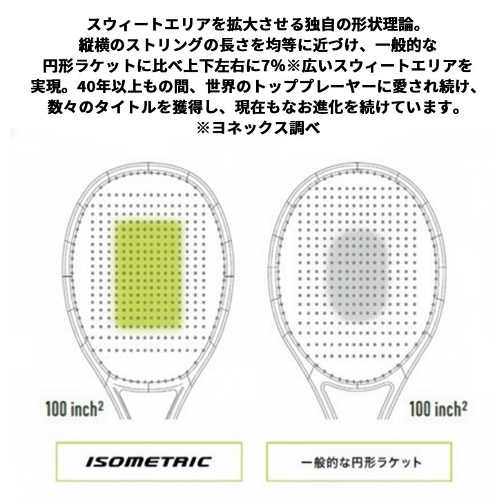 YONEX（ヨネックス） 硬式テニス テニスラケット YONEX Vコア 100 加工