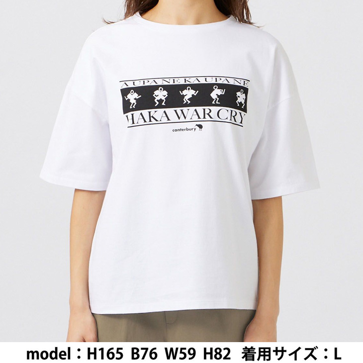 カンタベリー 半袖 Tシャツ レディース canterbury カジュアル スポーツ ウェア UVカット ラグビー ラガー 女性用 プリントT  トップス/WA33381