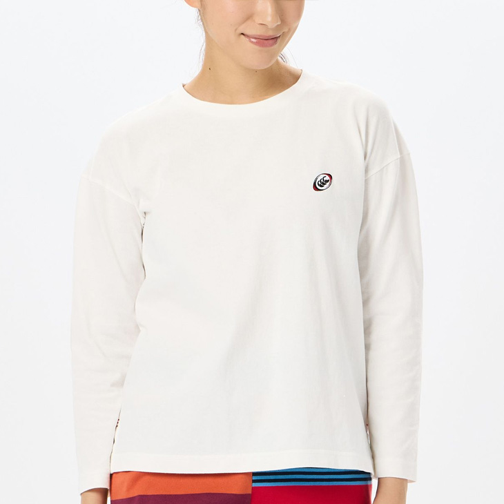 カンタベリー Tシャツ 長袖 レディース canterbury コットンT