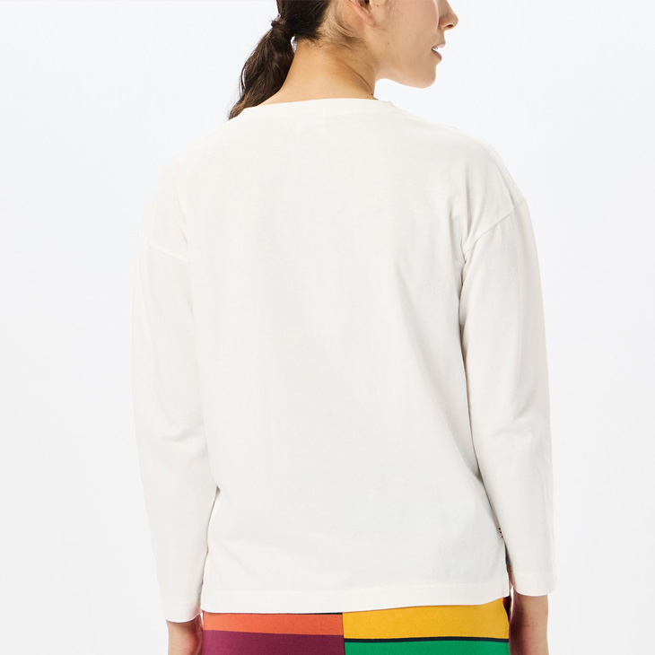 カンタベリー Tシャツ 長袖 レディース canterbury コットンT