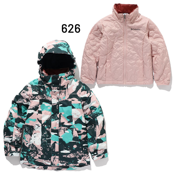 Columbia（コロンビア） キッズ 中綿ジャケット 子ども用 女の子