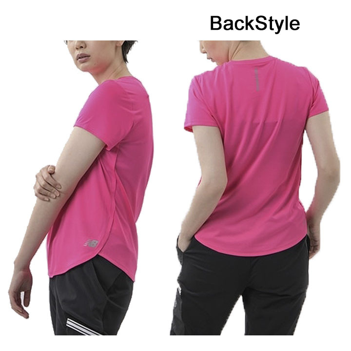 ウォーキング・ランニングウェア t t... New Balance Tシャツ 半袖 レディース ニューバランス