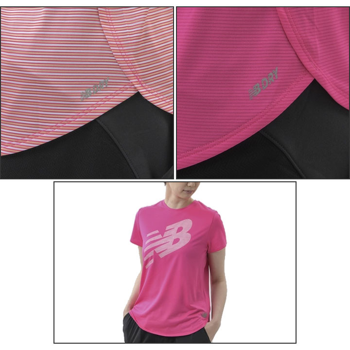 New Balance Tシャツ 半袖 レディース ニューバランス