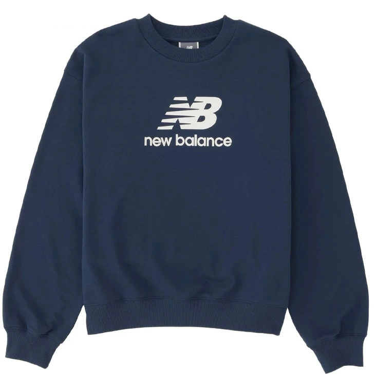ニューバランス スウェットシャツ レディース NewBalance Stacked Logo 長袖 トレーナー クルーネック ロゴ オーバーサイズ 女性用 スエット /WT41503-AHH New Balance ニューバランス スウェットシャツ レディース
