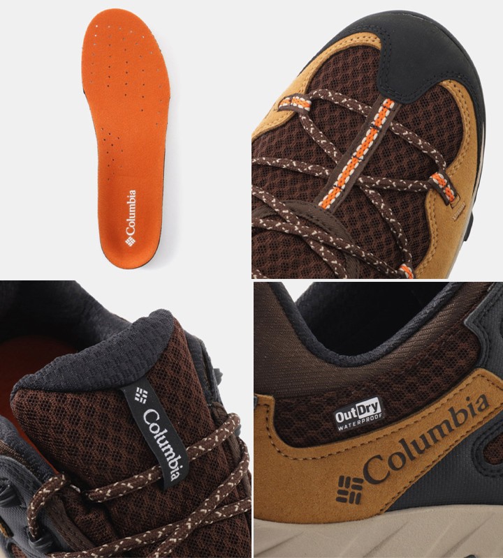Columbia トレッキングシューズ 防水 メンズ シューズ