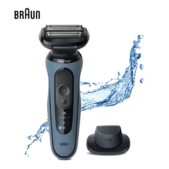 BRAUN（ブラウン） 充電式シェーバー 52-A1200s アズールブルー 密着
