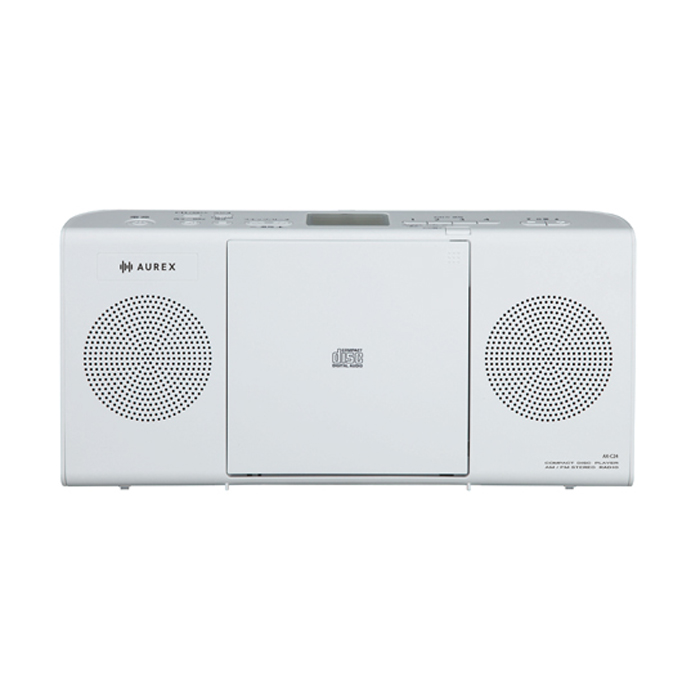 TOSHIBA（東芝） AX-C24 W ホワイト CDラジオ AUREX TOSHIBA スリム