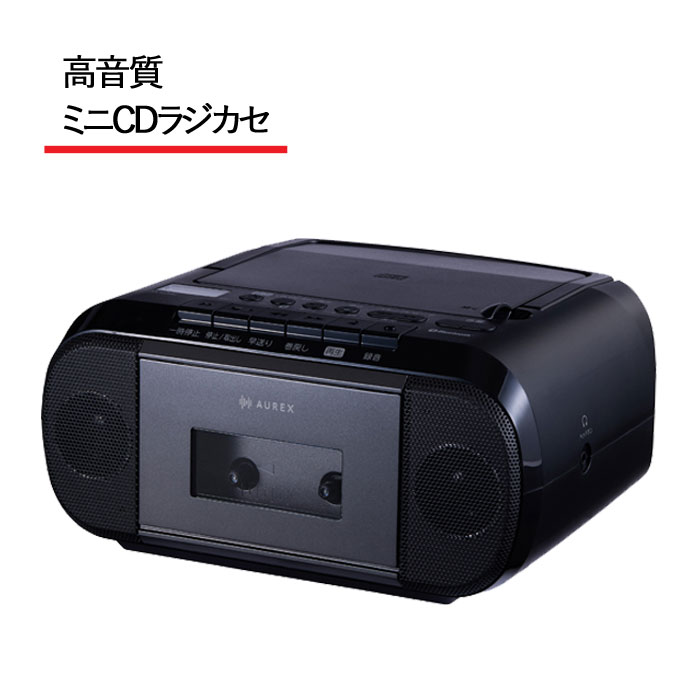 TOSHIBA（東芝） Aurex ミニCDラジカセ AX-KCR80-K TOSHIBA 小型 CD