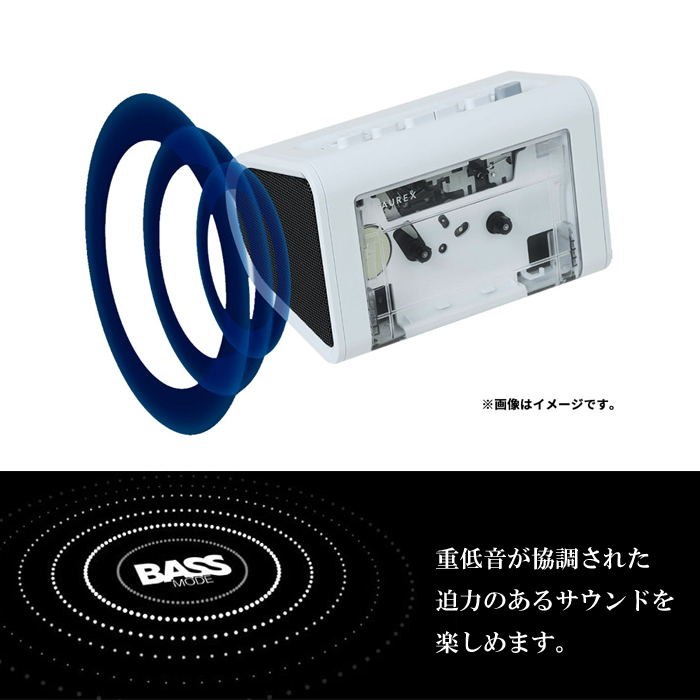 東芝 AUREX ワイヤレススピーカー&カセットプレーヤー AX-R10 AX-R10 | ラインアップ | AUREX | 東芝エルイートレーディング