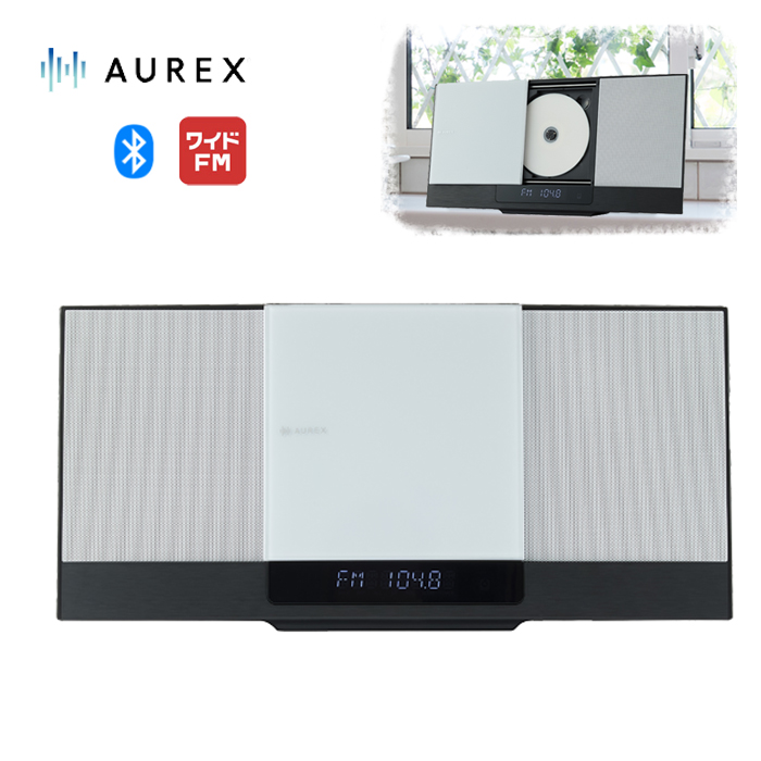 TOSHIBA（東芝） CDプレーヤー 高音質 bluetooth ワイドfm fmラジオ