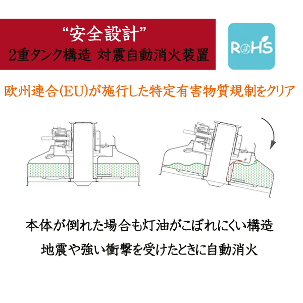 石油ストーブ 遠赤外線 対流式 トヨトミ ストーブ おしゃれ 灯油