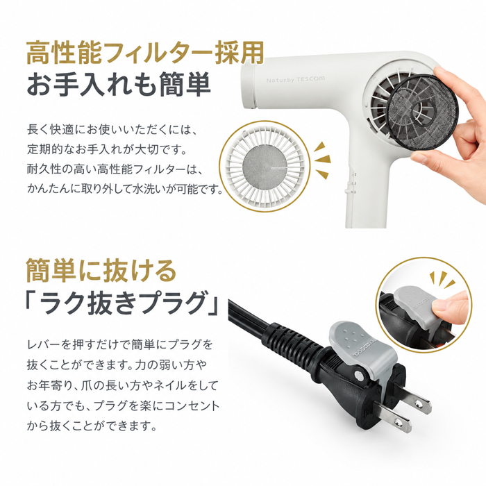 テスコム（TESCOM） プロフェッショナル プロテクトイオン ヘアー
