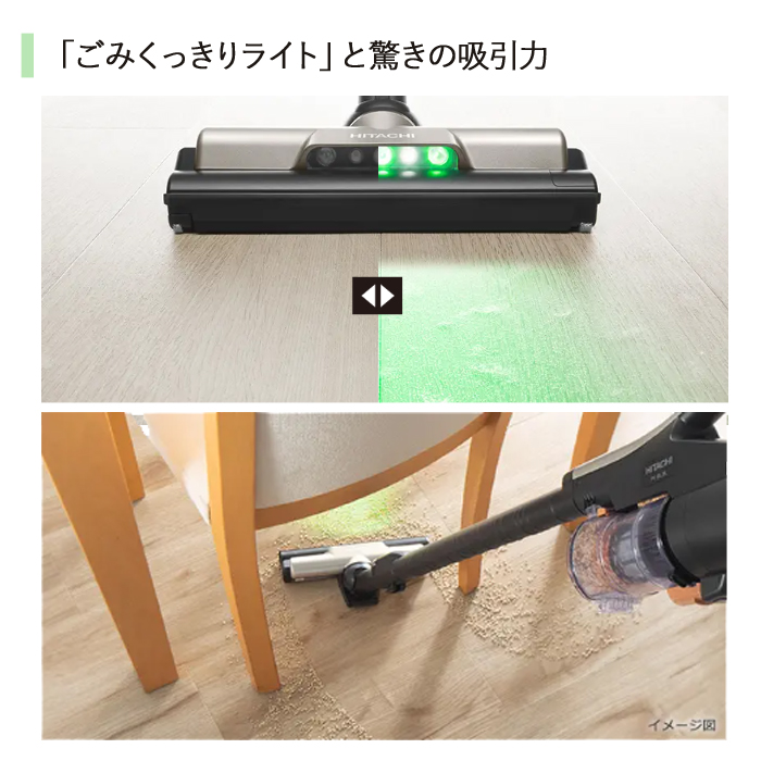 日立（HITACHI） ステッククリーナー コードレス PV-BL3K ラクかる