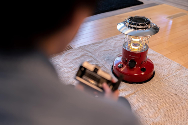 石油ストーブ トヨトミ キャンプ 対流形 レインボーストーブ ランタン