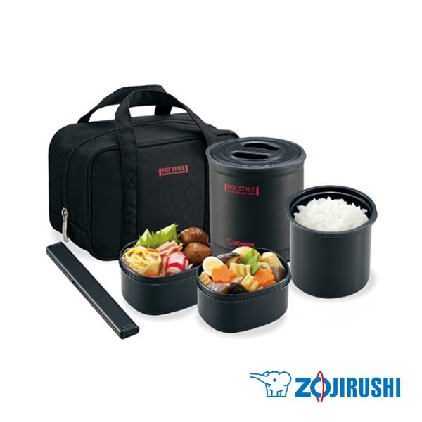 象印（ZOJIRUSHI） 保温弁当箱 3段 まほうびん 保温 ケース 付き