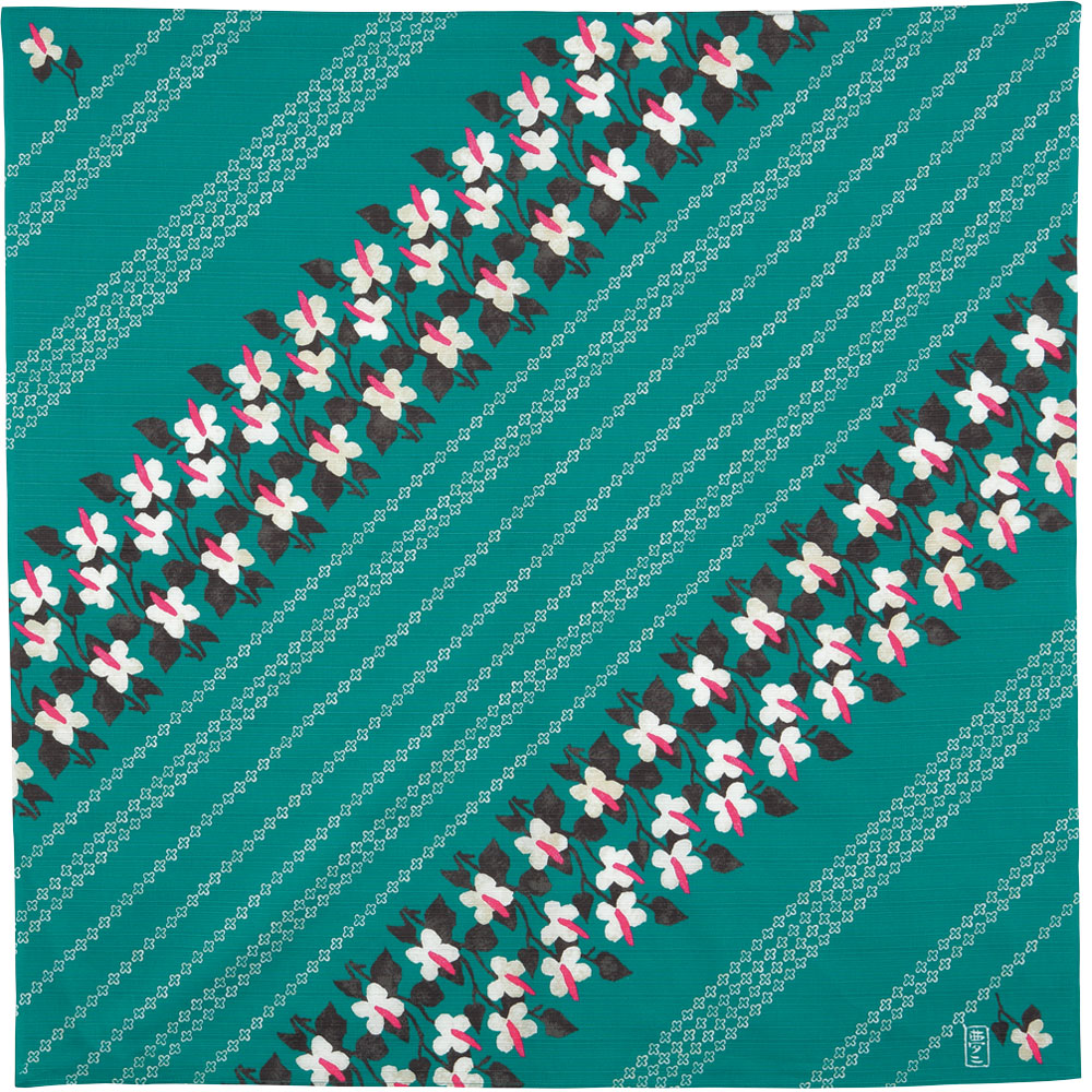 四つ葉とどくだみ