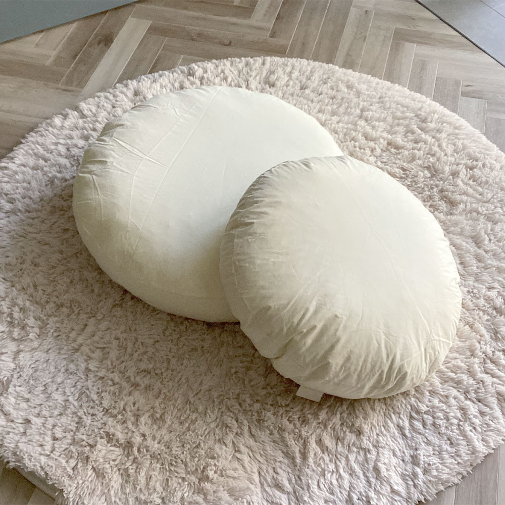 フェザー クッション ヌード 中身 直径35cm Φ35cm 丸型 円形 ラウンド