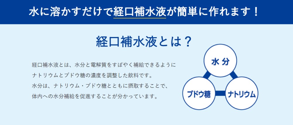 経口補水パウダー ダブルエイド 10包入 10袋 熱中症対策 水分と電解質を補給 携帯に便利 富山 北陸 五洲薬品｜wa-mu｜07