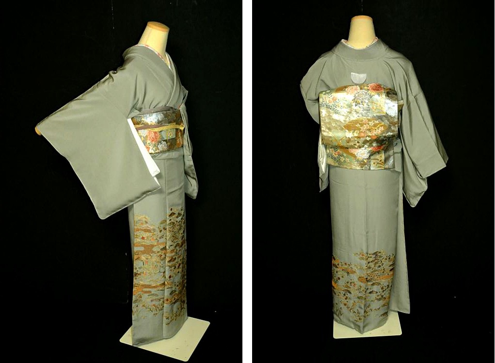 色留袖 最高峰 未使用品 金糸 総シシュウ 誰が袖 吉祥花文 1つ紋 やまと誂製 身丈160ｃｍ 裄丈64ｃｍ T3036