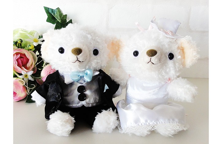 テディベア 結婚祝い バルーン電報 結婚式 COBECOBEウェディングM
