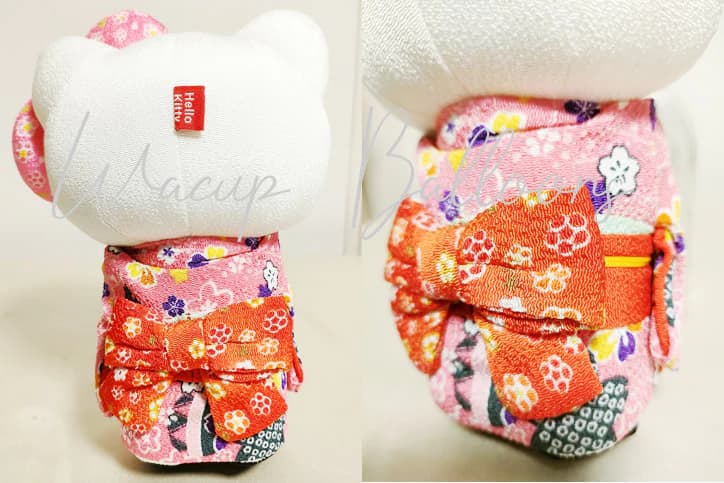 ぬいぐるみ：ハローキティビッグリボンピンクの詳細画像