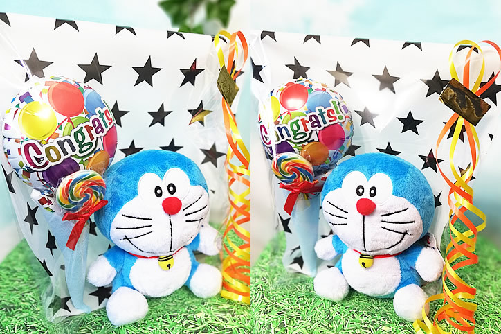 ドラえもん バルーン ブーケ 入学 卒業 入園 卒園 お祝い 電報 誕生日