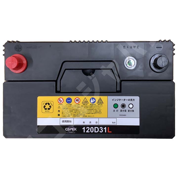 デルコア（Delkor） バッテリー GSPEK 三菱 パジェロ KH-V68W 4WD