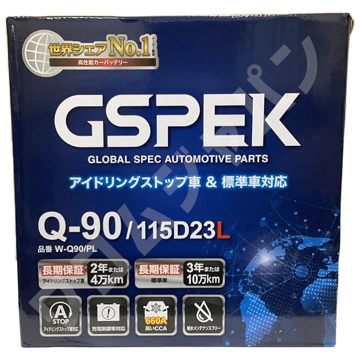 バッテリー デルコア GSPEK スバル インプレッサスポーツ DBA-GT6 - Q-90｜wacomjapan｜04