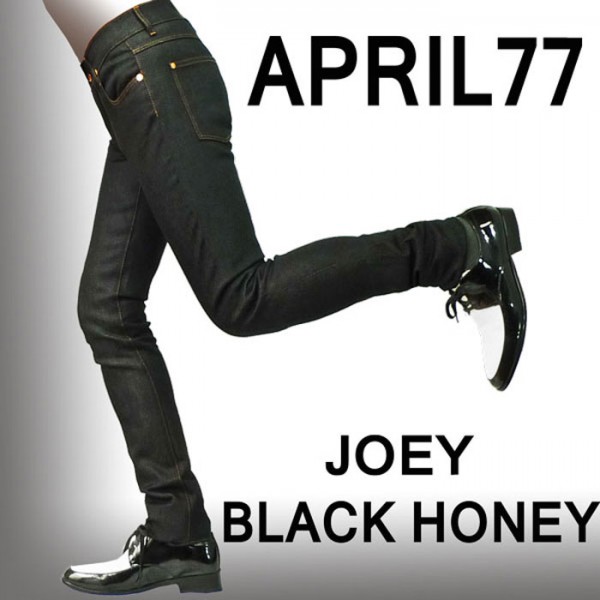 APRIL77 エイプリル77 JOEY COLORDIVE BLACK HONEY スキニージーンズ