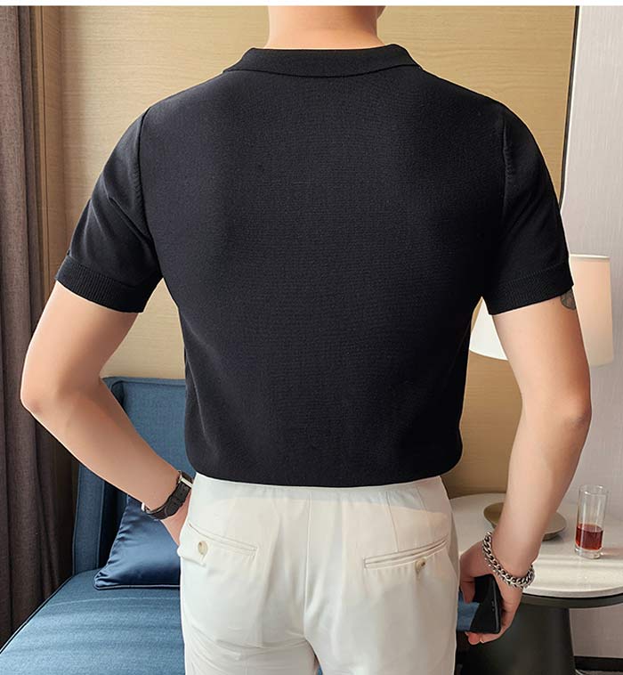 サマーニット ロカビリー スタイル ポロシャツ polo アメリカン