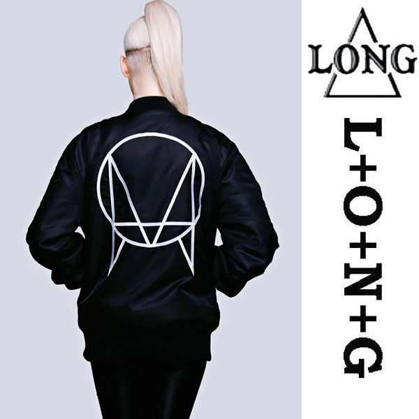 スタジャン LONG CLOTHING ロングクロージング MISHKA ミシカ コラボ MA-1 ユニセックス BOY LONDON