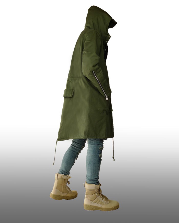 モッズコート スタイリッシュコート メンズ 秋冬 コットン100％/裏地