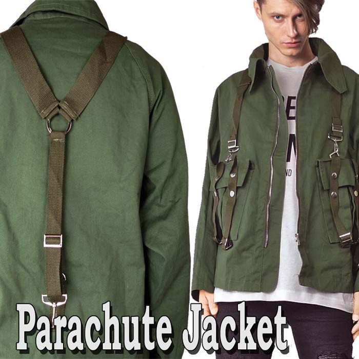 パラシュート ジャケット ブルゾン ミリタリージャケット ストリート パンク ロック ファッション :parachute-jacket:ストリート  ロックファッションWAD - 通販 - Yahoo!ショッピング