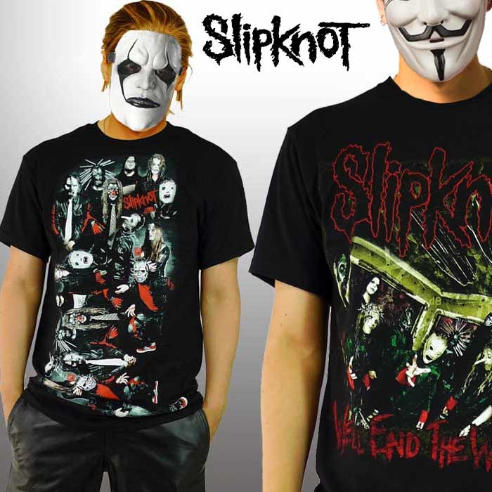 SLIPKNOT(スリップノット)ロックTシャツ選べる2タイプ！ロック