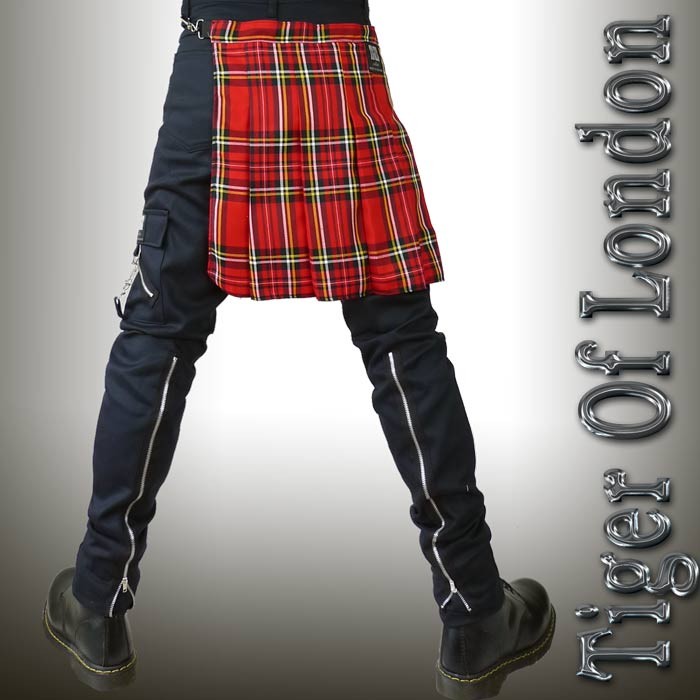 TIGER OF LONDON（タイガーオブロンドン）ジップ ボンテージ パンツ 3カラー,ロックファッション,パンクファッション,ロック