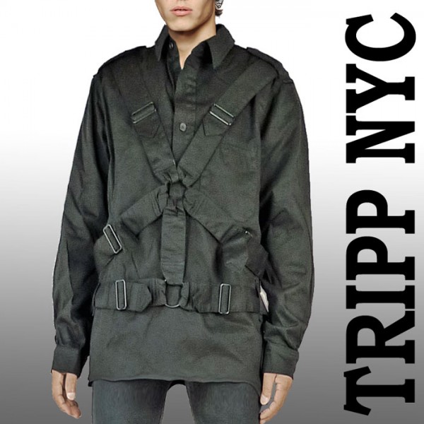 パラシュート シャツ ボンテージ シャツ tripp nyc トリップ