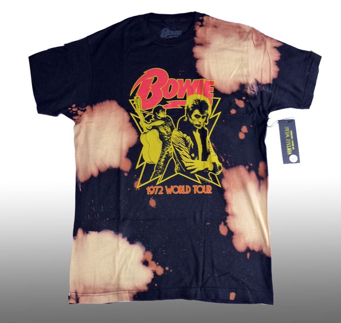 80sアメリカ製 デヴィッドボウイ　ヴィンテージ　ノースリーブTシャツ 古着 80s USA製 David Bowie 「Lets Dance」 グラム エレクトロ