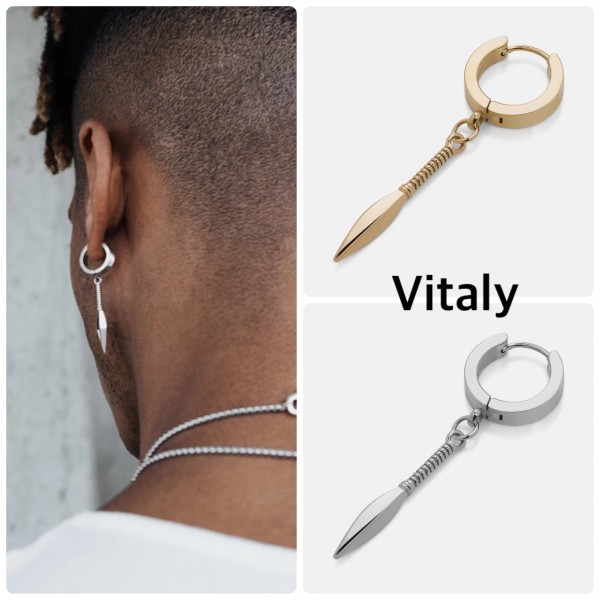 Vitaly Design Ltd VITALY バイタリー ピアス クナイ 苦無 シンプル