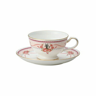 ノリタケ Noritake 魔女の宅急便 ティー・コーヒー碗皿 190cc ジジ 黒