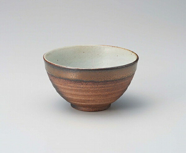 姥餅焼　歌入茶碗　時代箱　MA373 P737 茶碗 『美濃焼』『三代 正龍窯造』『志野茶碗』 抹茶碗