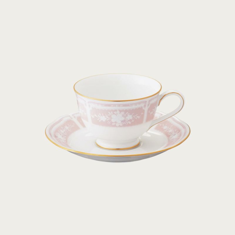 Noritake ノリタケ レースウッドゴールド ティー・コーヒー碗皿 カップ＆ソーサー 220ml ティーカップ コーヒーカップ ブルー  Y9587A/1507 1507L/Y9587A ピン…